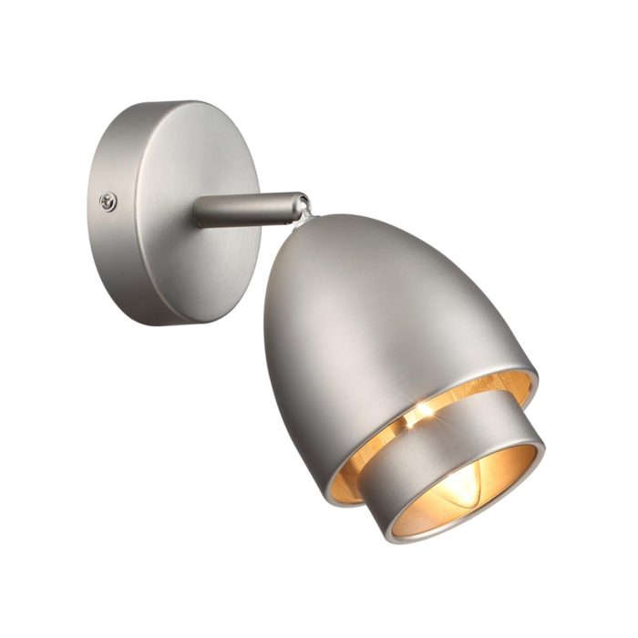 Бра LUMION AVRORA, никель/никель, серебристый, E14, 40W