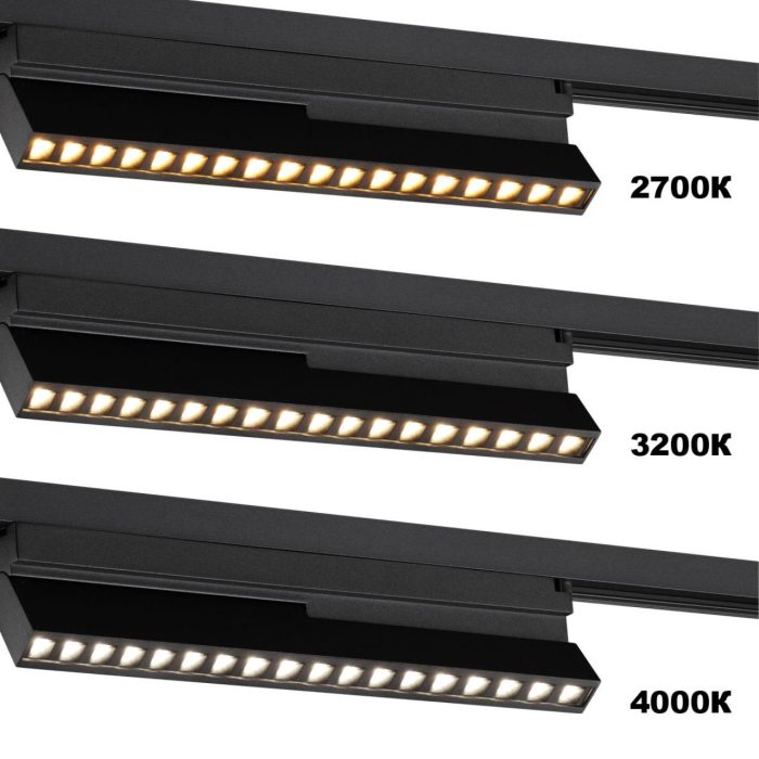 Трековый светильник NOVOTECH EOS, черный, LED, LED 18W, 2700K