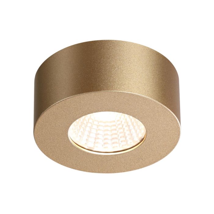 Потолочный светильник ODEON LIGHT BENE, золотой, LED, LED 7W, 3000K