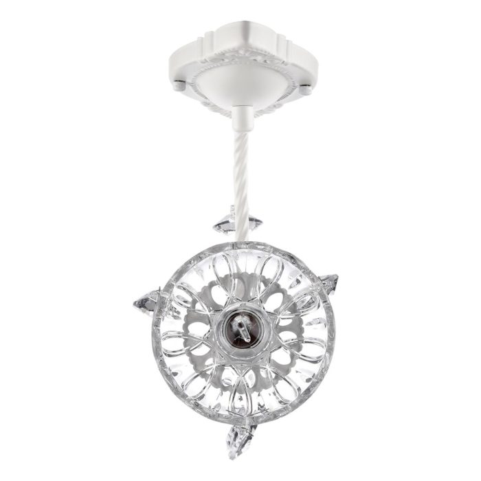 Бра LUMION SNOW, белый, прозрачный/белый, E14, 40W