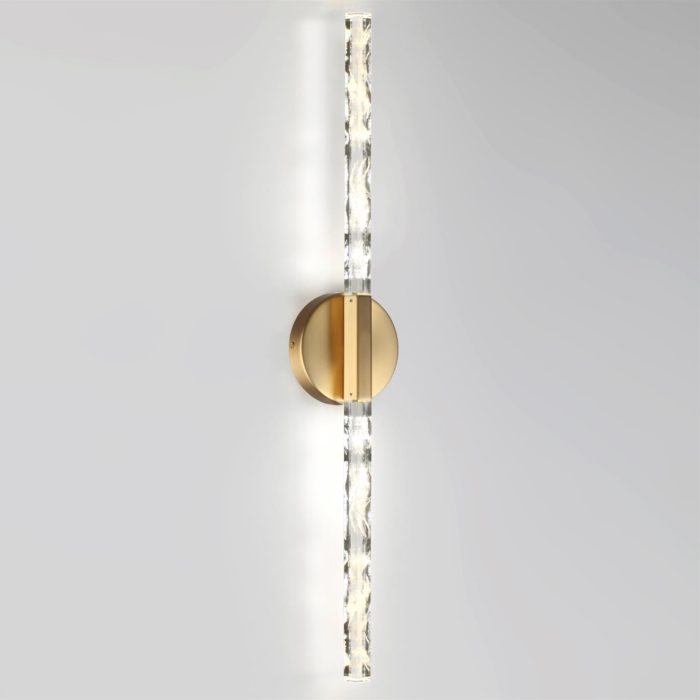 Бра ODEON LIGHT ALETTA, античная бронза/прозрачный, LED, LED 6W, 4000K
