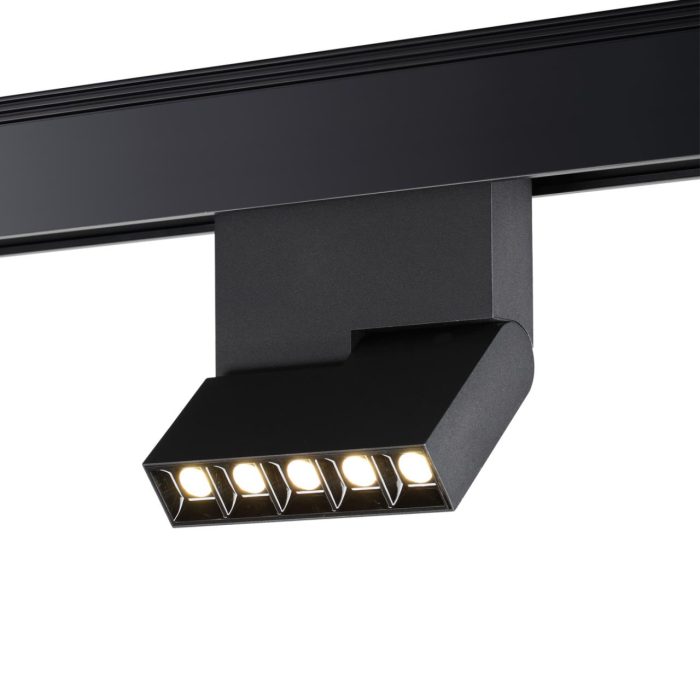 Трековый светильник NOVOTECH KIT, черный, LED, LED 12W, 4000K