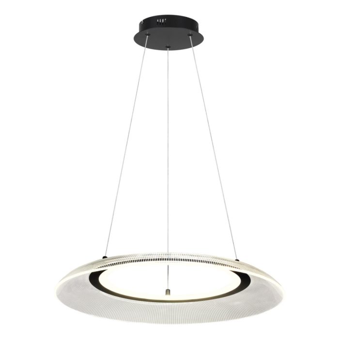 Подвесной светильник NOVOTECH WELLE, черный, LED, LED 48W, 3000K