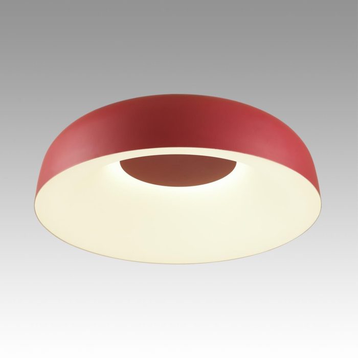 Потолочный светильник SONEX CONFY, белый, красный/цветной, LED, LED 65W, 4000K