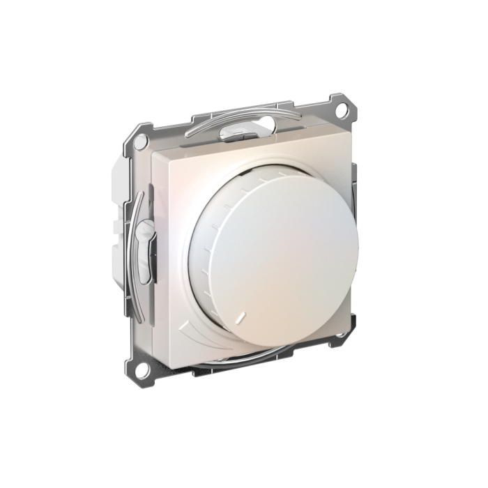 AtlasDesign светорегулятор (диммер) поворотно-нажимной, LED, RC, 400Вт, механизм, жемчуг