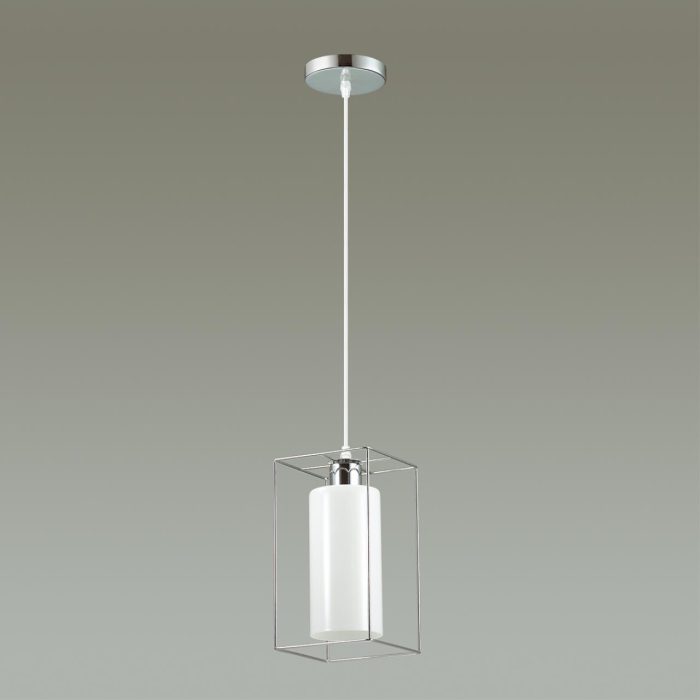 Подвесной светильник LUMION ELLIOT, хром/белый, E27, 60W