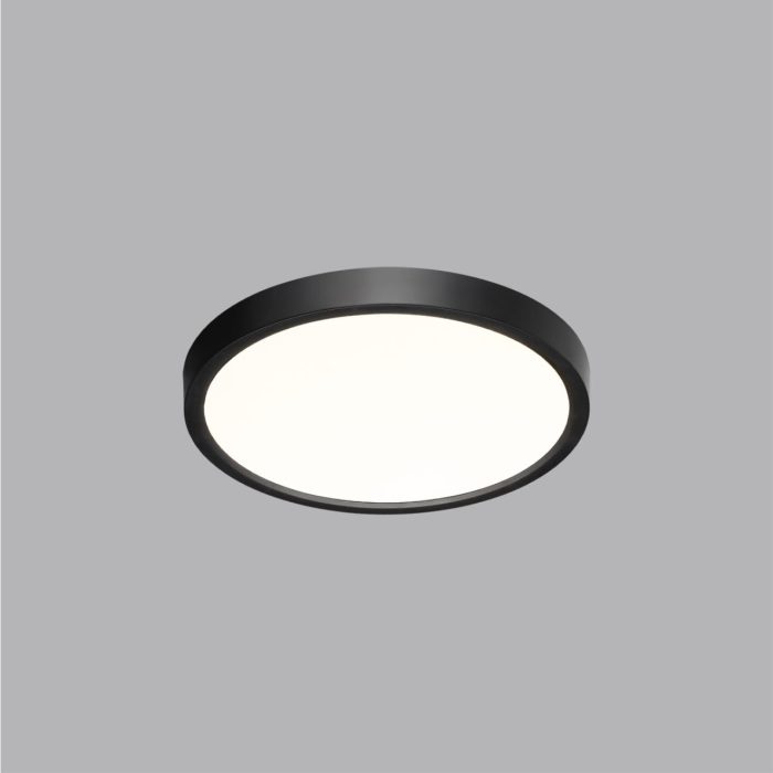 Настенно-потолочный светильник SONEX ALFA BLACK, черный, LED, LED 18W, 3000K