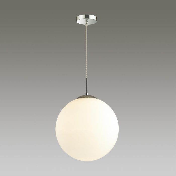 Подвесной светильник LUMION SUMMER, хром, белый/хром, E27, 60W