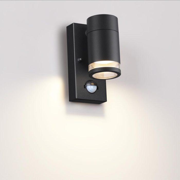Бра ODEON LIGHT MOTTO, черный, GU10 LED, LED 7W