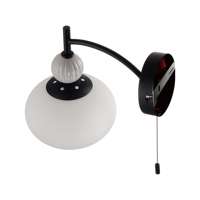 Бра LUMION GLORIYA, черный, серый, белый/черный, серый, E14, 40W
