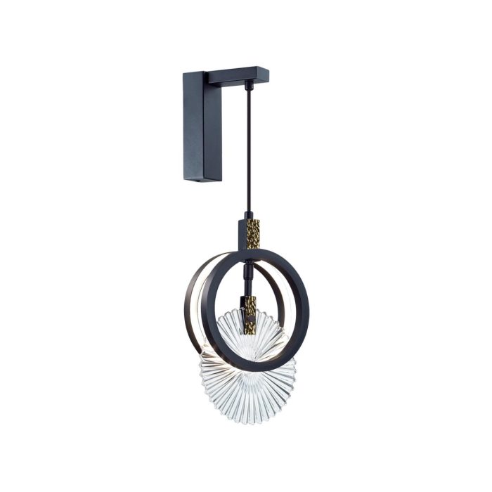 Бра ODEON LIGHT EXCLUSIVE MERCURY, черный/золото, LED, LED 17W, 3000K