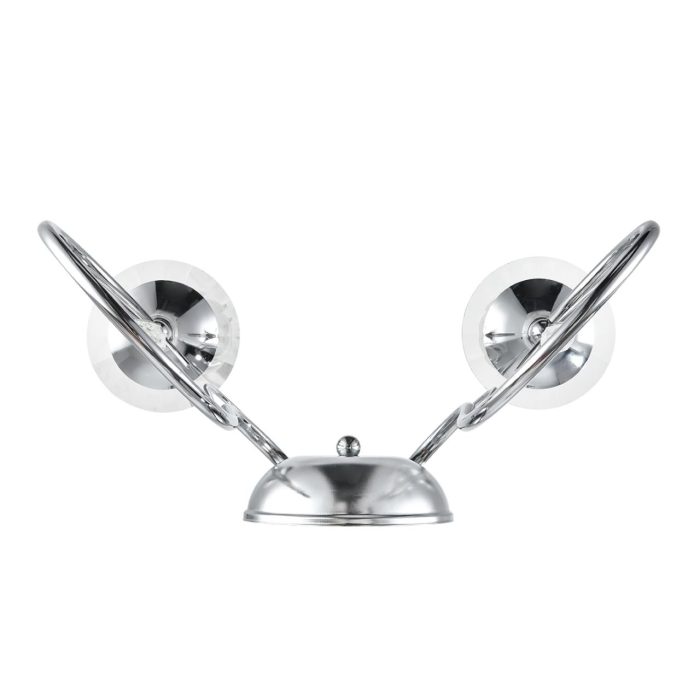 Бра LUMION LAOKA, хром, прозрачный/хром, E14, 80W