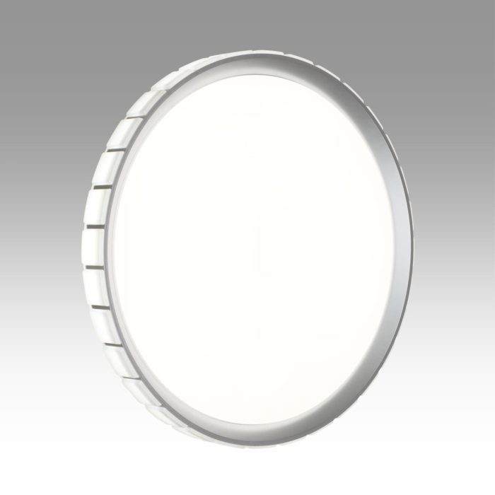 Настенно-потолочный светильник SONEX KUPI SILVER, белый/серебристый, LED, LED 76W, 3000K
