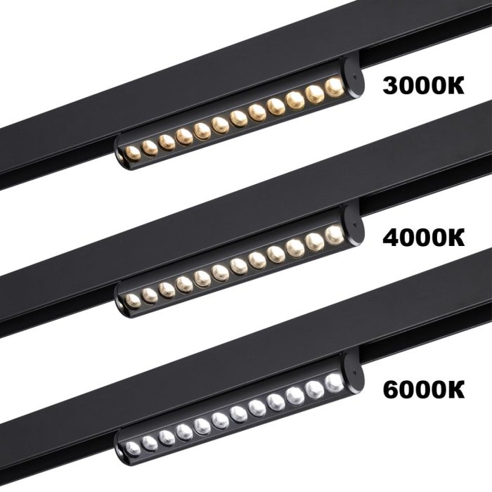 Трековый светильник NOVOTECH VECTOR, черный, LED, LED 10W, 3000K