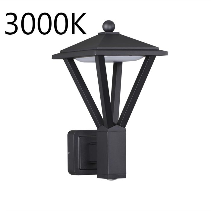 Бра ODEON LIGHT BEARITZ, черный, LED, LED 15W, 3000K