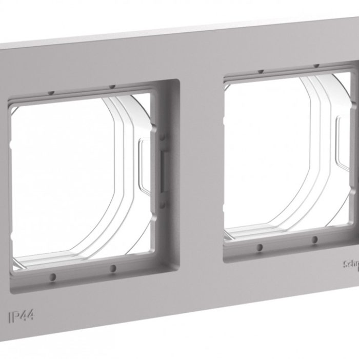 AtlasDesign Aqua 2-постовая рамка, IP44, алюминий