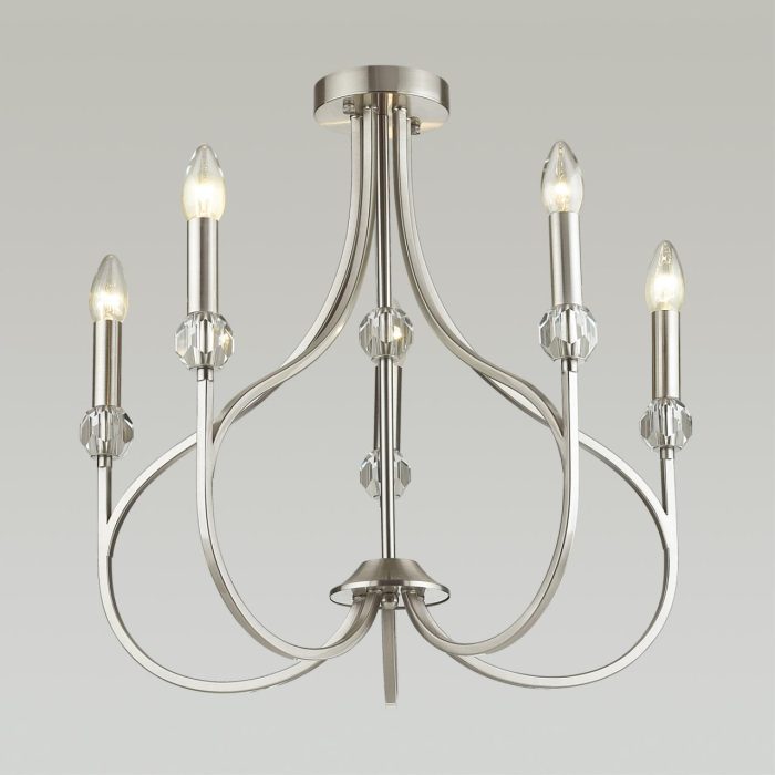 Потолочный светильник LUMION MACKENZIE, никель, E14, 300W