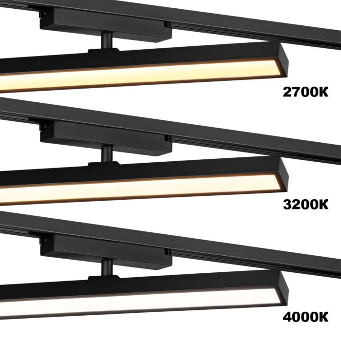 Трековый светильник NOVOTECH STRATUS, черный, LED, LED 24W, 2700K