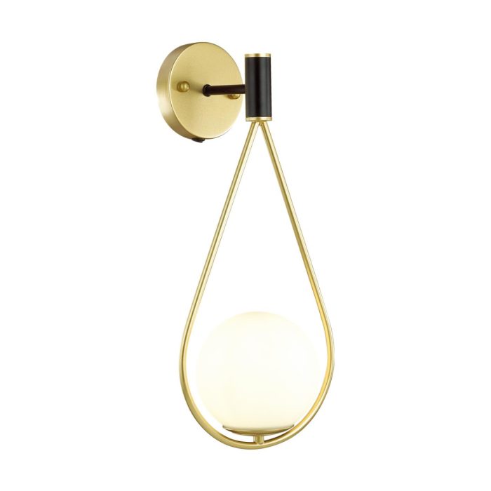Бра ODEON LIGHT FLARI, золтой/черный, E14, 40W