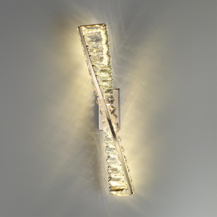 Бра LUMION ROSELLE, золотой/прозрачный, LED, LED 13W, 3000K