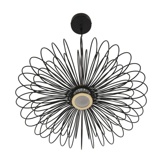 Подвесной светильник LUMION CAMOMILE, черный, LED, LED 9W, 3000K