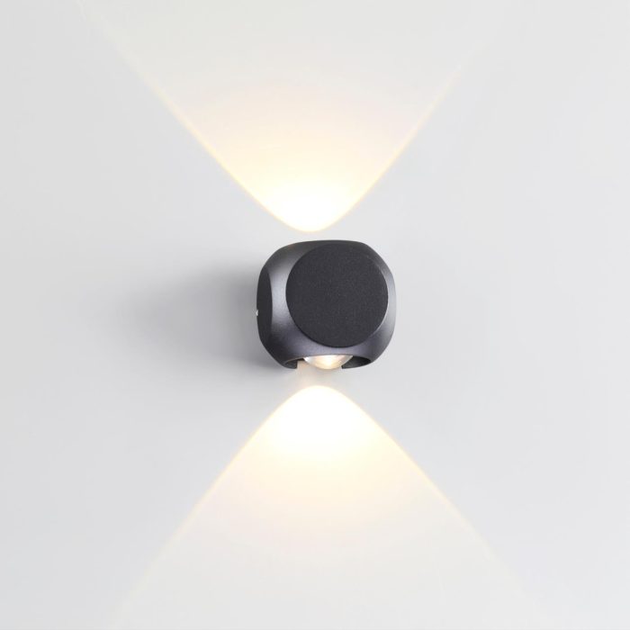 Бра ODEON LIGHT Miko, черный, LED, LED 8W, 3200K