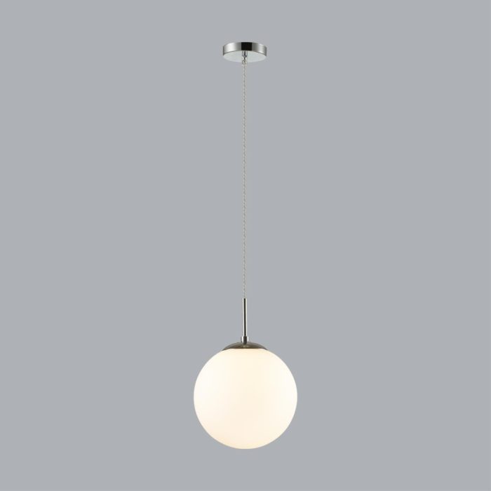 Подвесной светильник LUMION SUMMER, хром/белый, E27, 60W