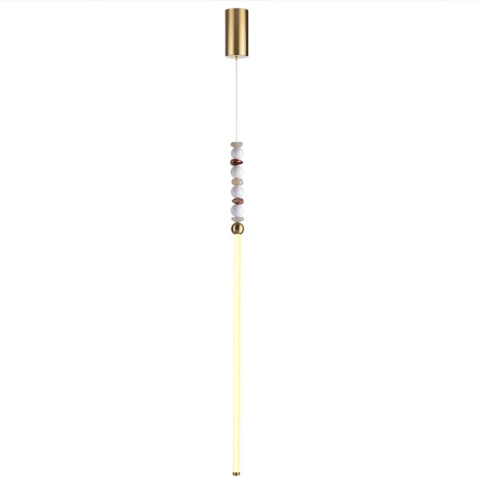 Подвесной светильник ODEON LIGHT MONELLA, бронзовый/белый, LED, LED 12W, 3500K