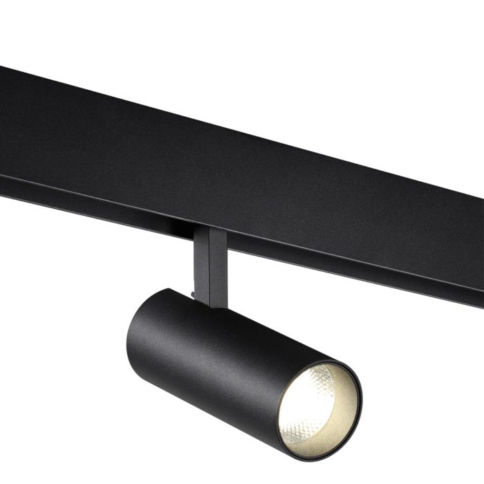 Трековый светильник NOVOTECH FLUM, черный, LED, LED 12W, 3000K