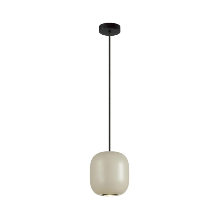 Подвесной светильник ODEON LIGHT COCOON, черный/цвет слоновой кости, GU10, LED 4W