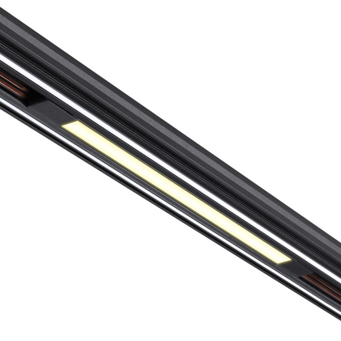 Трековый светильник NOVOTECH FLUM, черный, LED, LED 10W, 3000K