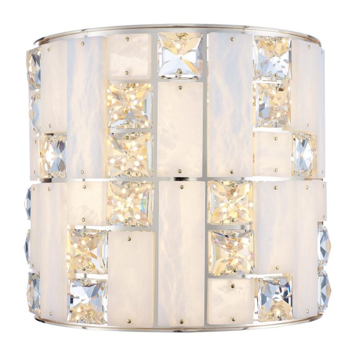 Бра ODEON LIGHT CROSSA, золото/прозрачный, LED, LED 15W, 3700K
