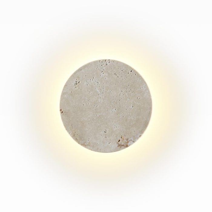 Бра ODEON LIGHT TRAVERTINO, бежевый/камень (травертин), LED, LED 6W, 3000K