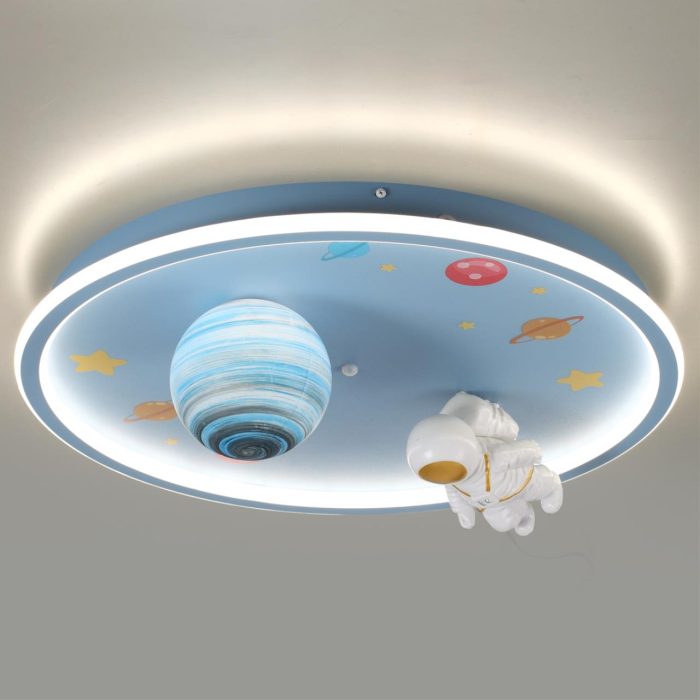 Потолочный светильник LUMION ATLAS, белый, синий/белый, цветной, LED, LED 83W, 3000K