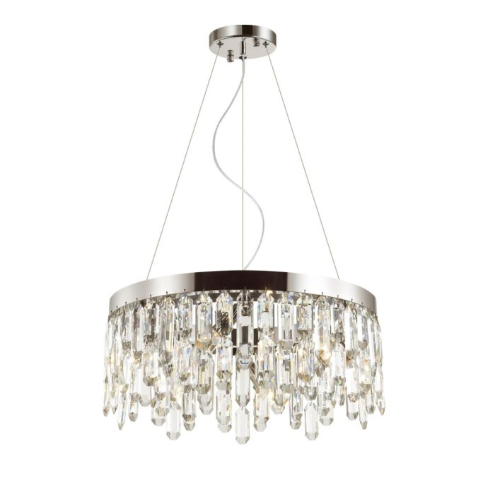 Люстра ODEON LIGHT DAKISA, хром/хрусталь, E14, 240W