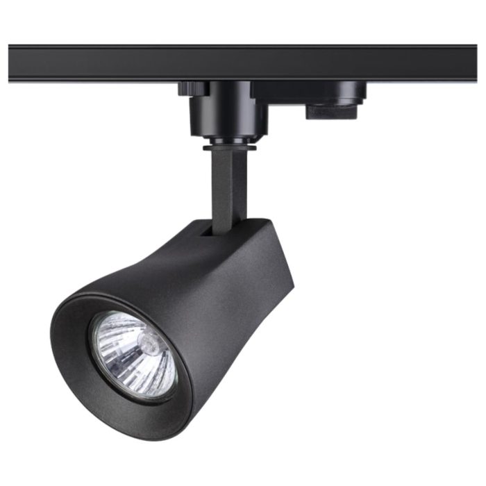 Трековый светильник NOVOTECH PIPE, черный, GU10, 50W