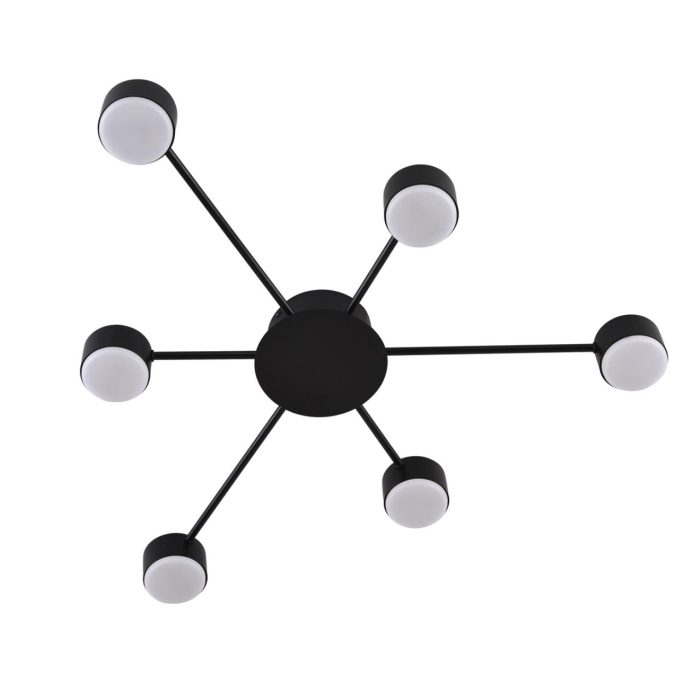 Потолочный светильник LUMION TORINA, черный, GX53 LED, LED 42W