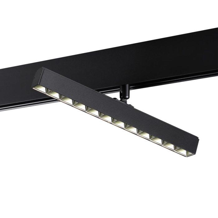 Трековый светильник NOVOTECH FLUM, черный, LED, LED 12W, 4000K