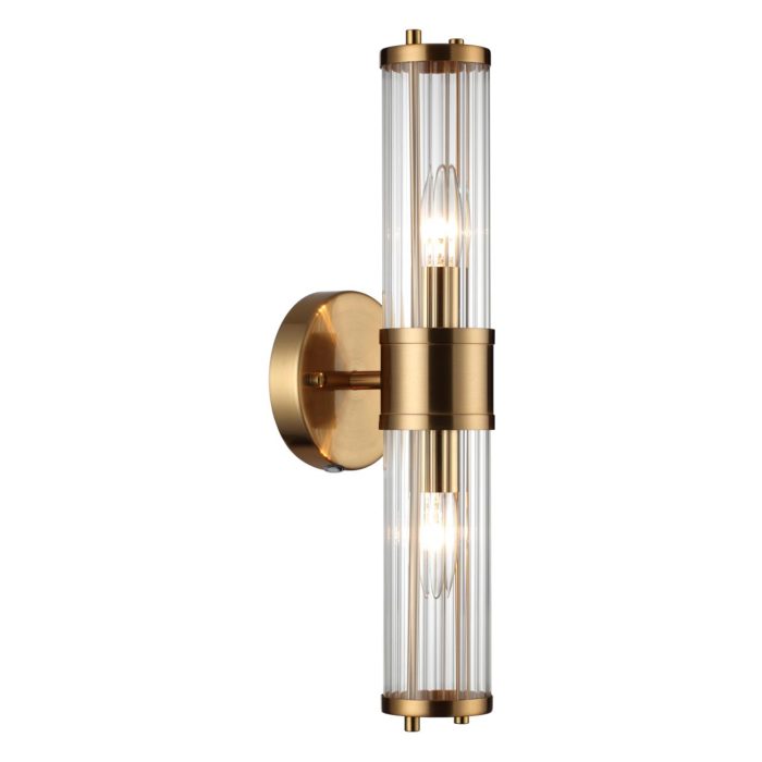Бра ODEON LIGHT KEPA, бронзовый/прозрачный, E14, 80W