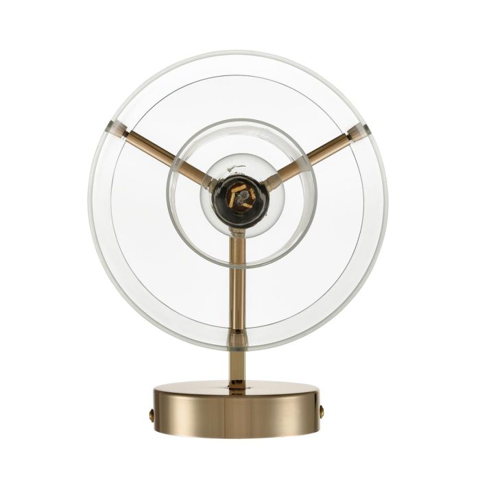 Бра LUMION VERDI, золото, прозрачный/золотой, E14, 40W