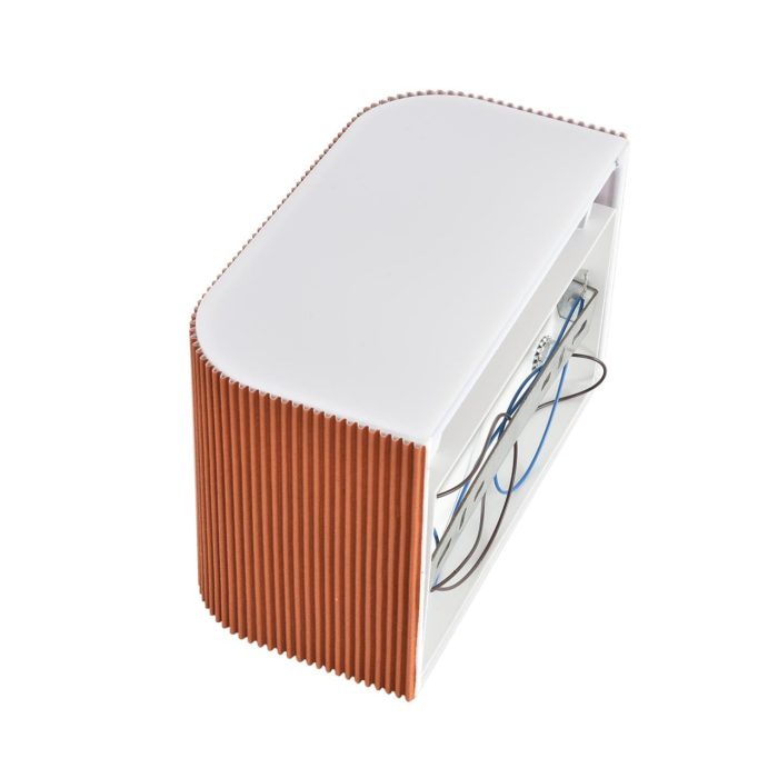 Бра LUMION GOFERA, белый, кирпичный/белый, E14 LED, LED 20W