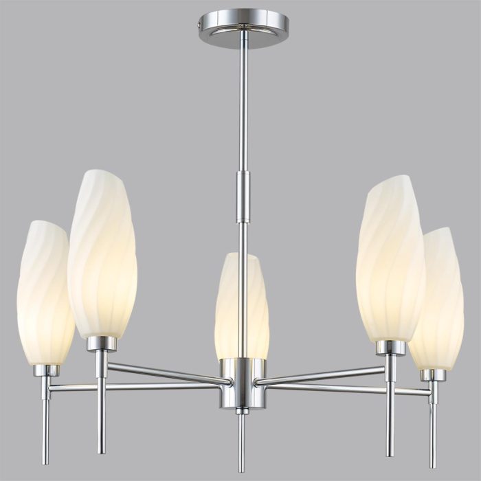 Потолочный светильник LUMION SHIVON, хром/белый, G9, 200W