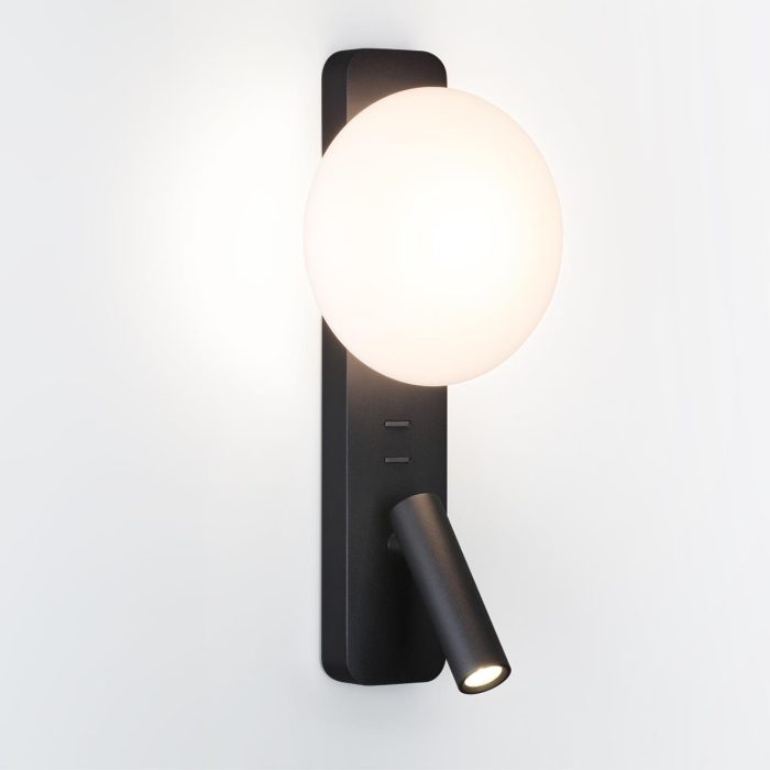 Бра ODEON LIGHT ALBERGO, черный, LED, LED 8W, 2700K