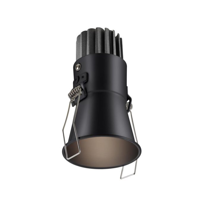 Встраиваемый светильник NOVOTECH LANG, черный, LED, LED 7W, 3000K