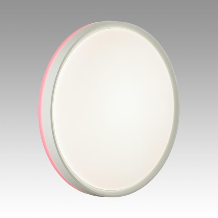 Настенно-потолочный светильник SONEX KEZO PINK, белый/розовый, LED, LED 48W, 4000K