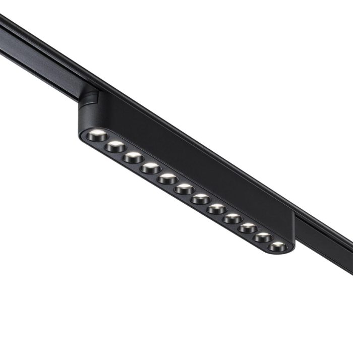 Трековый светильник NOVOTECH SMAL, черный, LED, LED 12W, 4000K