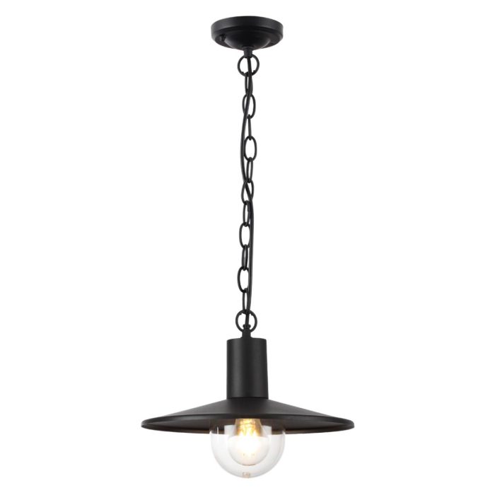 Подвесной светильник ODEON LIGHT FURCADIA, черный/прозрачный, E27, 40W