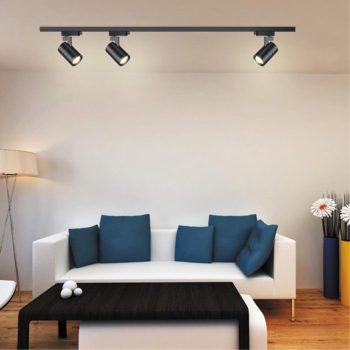 Трековый светильник NOVOTECH GUSTO, черный, GU10, 50W