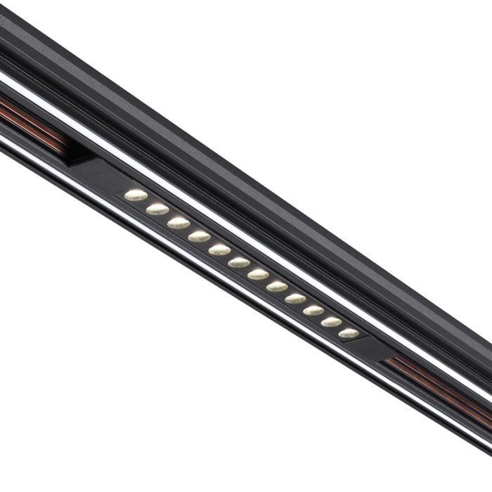 Трековый светильник NOVOTECH FLUM, черный, LED, LED 12W, 4000K