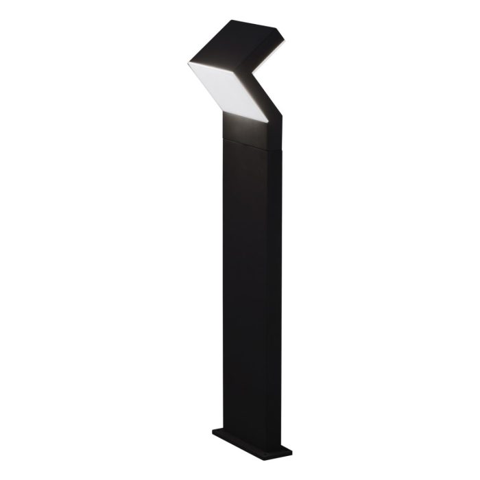 Уличный светильник NOVOTECH ROCA, темно-серый/серый, черный, LED, LED 20W, 3000K